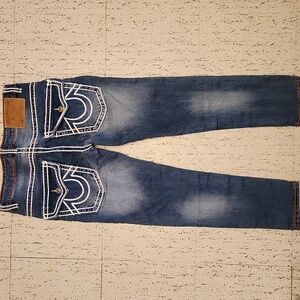 True Religion Ricky Relaxed Straight Fit Chain Stitched Jeans Vintage Y2K